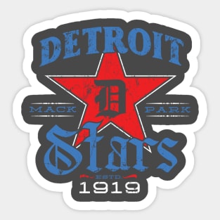 Detroit Stars Sticker